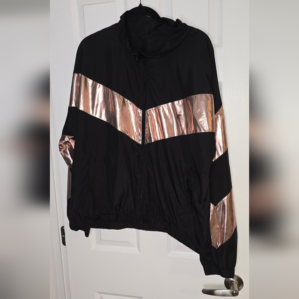 ZYIA Shine Block Lightweight Zip Up Jacket